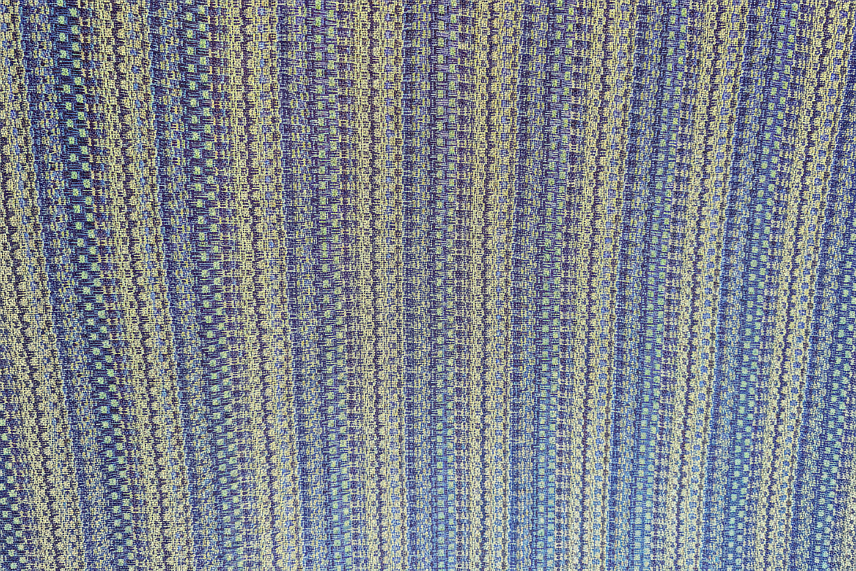 Camino de mesa modelo Azul limon tipo rebozo