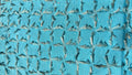 Camino de mesa modelo Deshilado en color aqua.