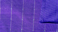Mantel Individual color Obispo, reverso morado cuadros.