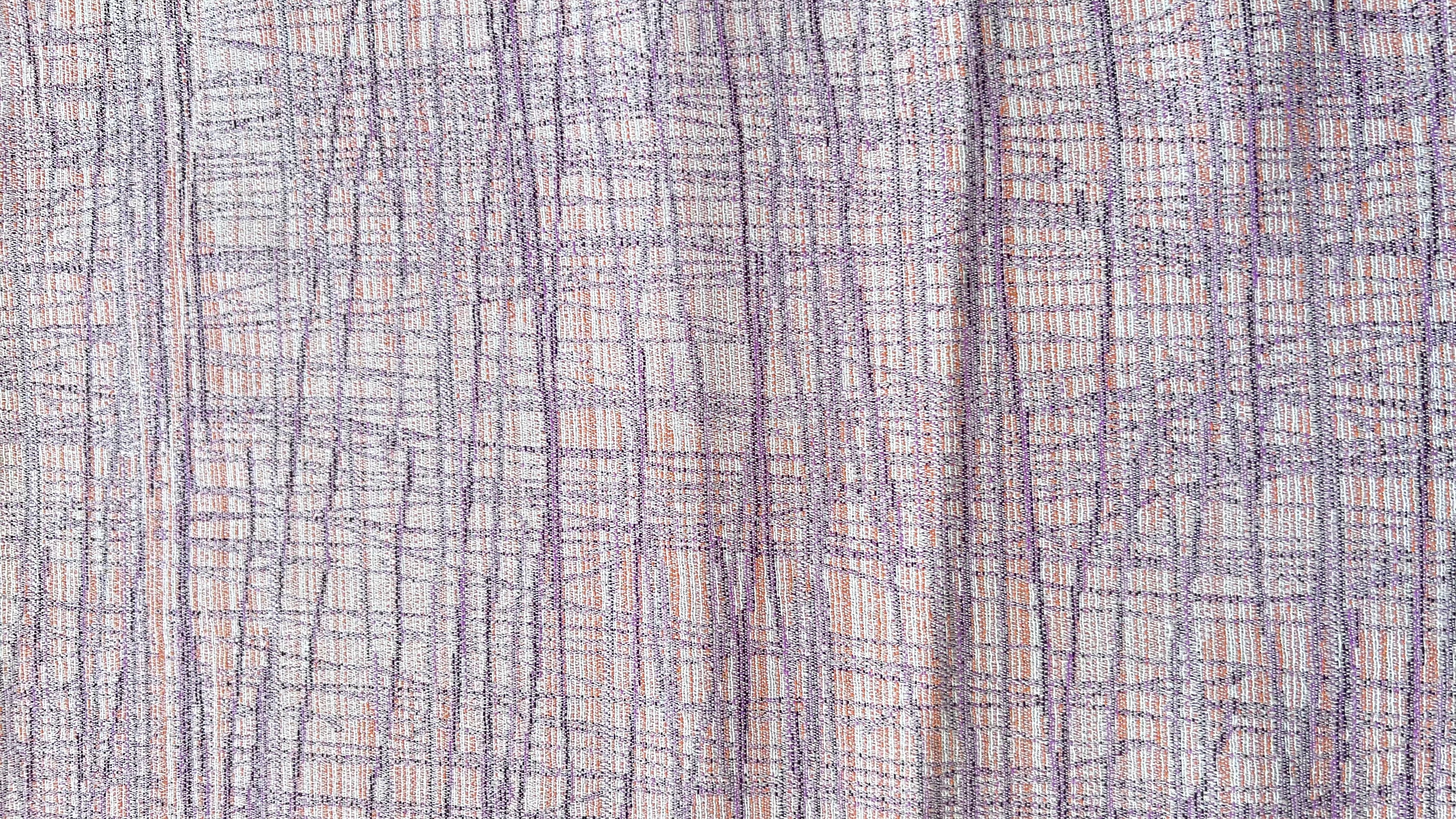 Camino de mesa modelo Marmol lila marfil