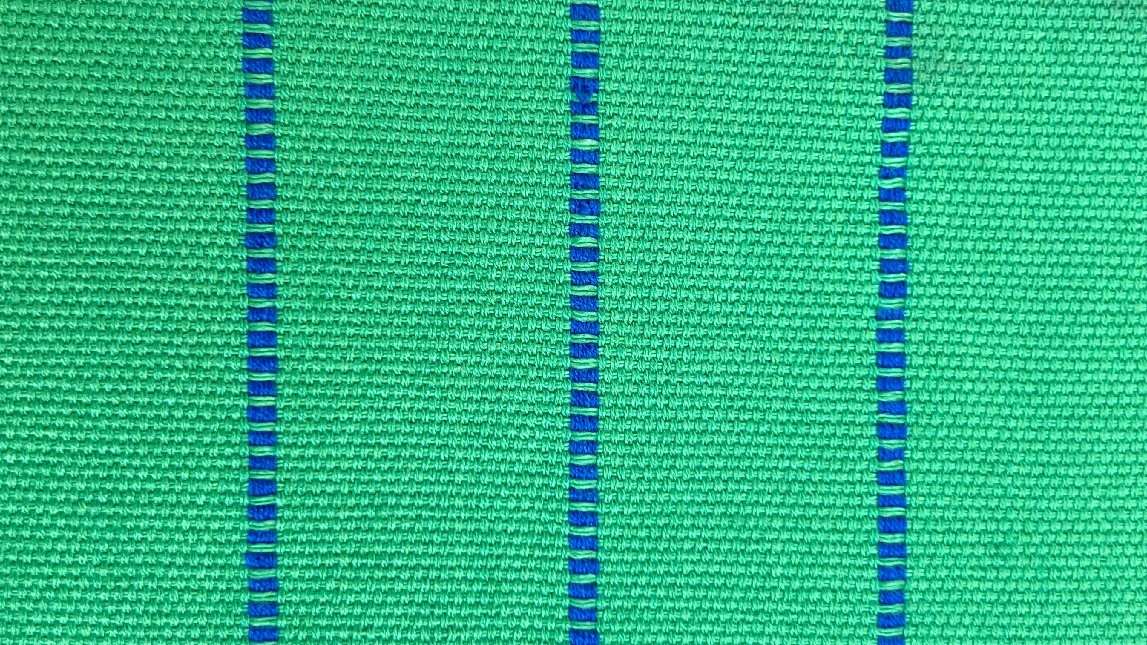 Servilleta Verde raya azul